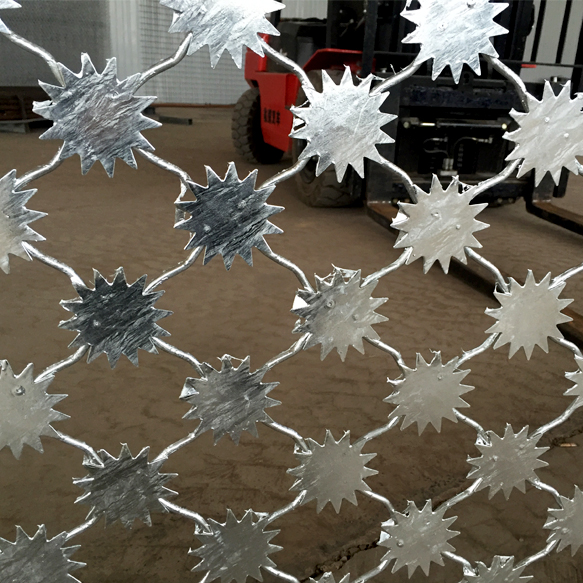 梅花刺片護(hù)欄網(wǎng)圖片2 梅花刺片護(hù)欄網(wǎng)圖片2